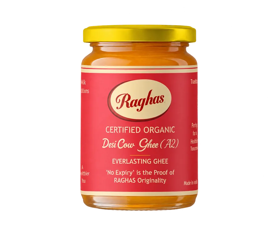 Raghas A2 desi cow ghee jar