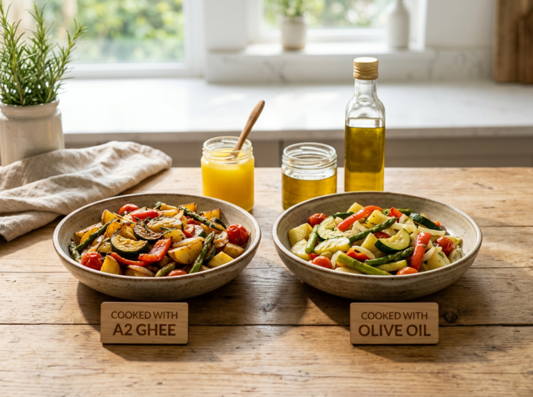 A2 Ghee vs Olive Oil: Which Is Better for Cooking?