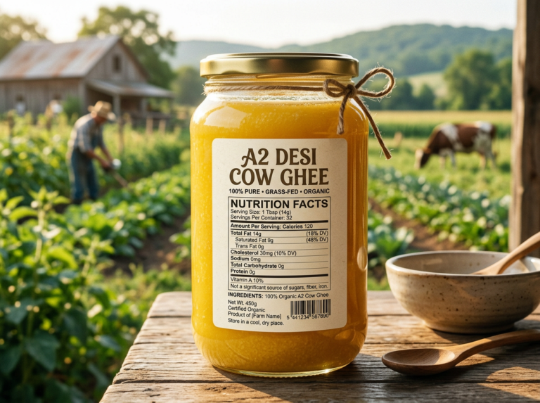 A2 Ghee Nutrition Facts: Complete Breakdown Per Serving