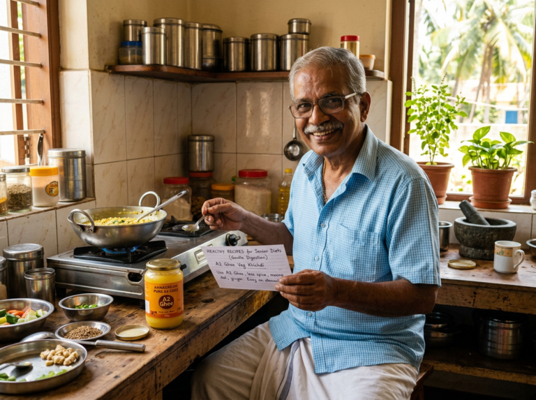 A2 Ghee for Elderly: Gentle Cooking Notes for Senior Diets