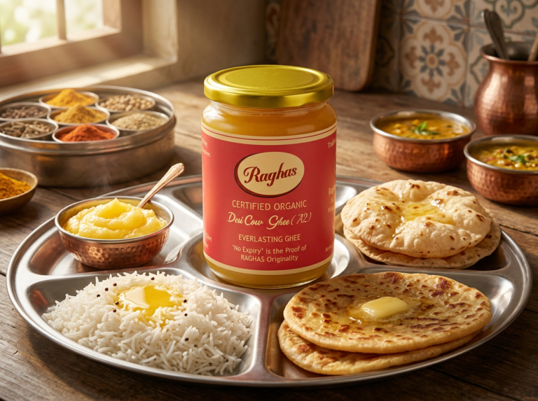 A2 Ghee for Rice, Roti, Paratha and Everyday Indian Cooking